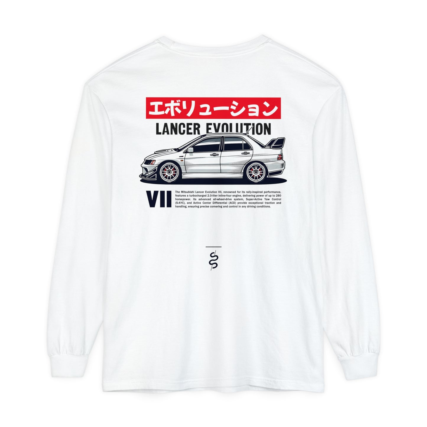 Mitsubishi Evolution VII (01-02') Long Sleeve T-Shirt