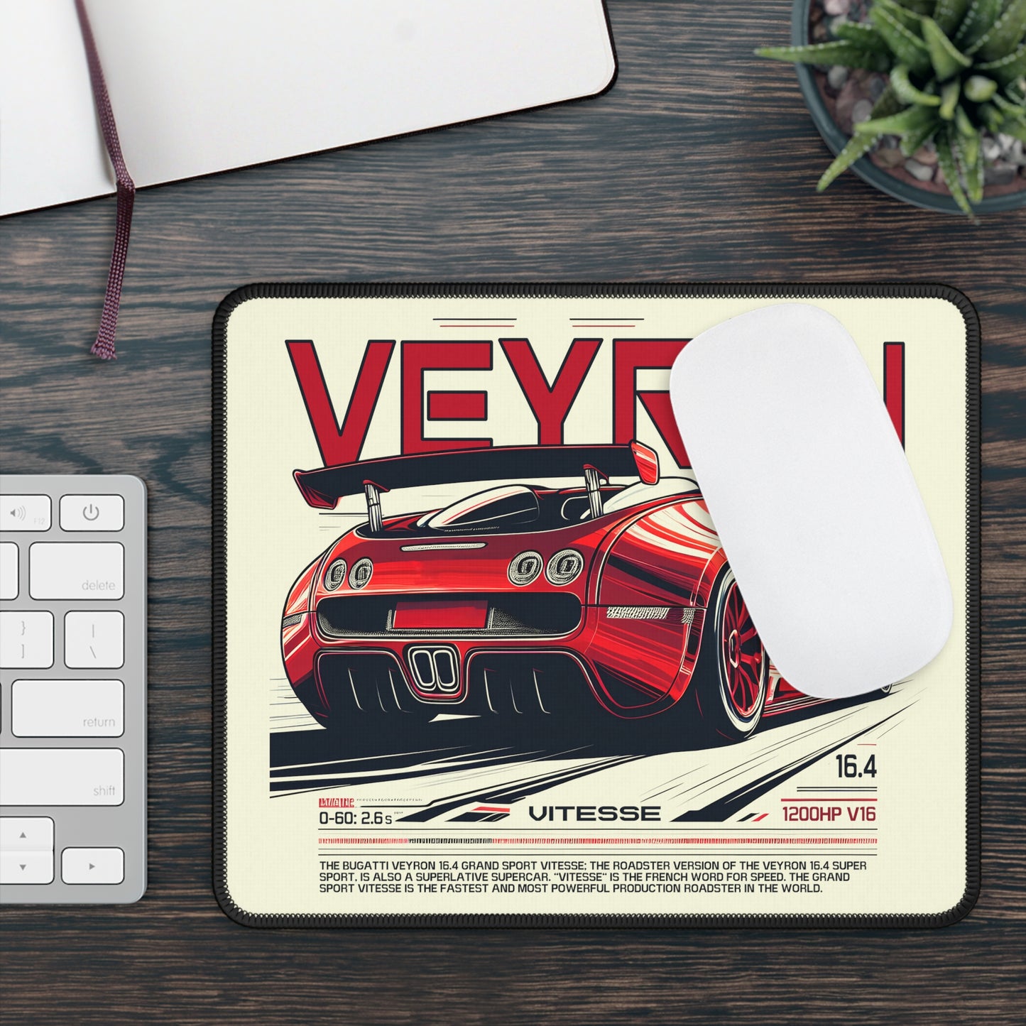 Bugatti Veyron (05-15') Mouse Pad