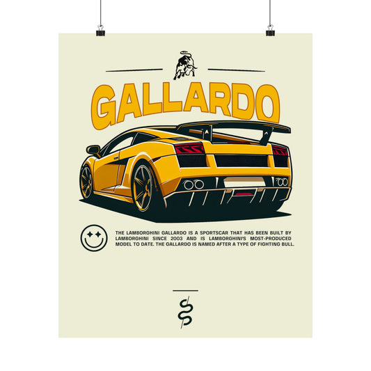 Lamborghini Gallardo (03-14') Poster