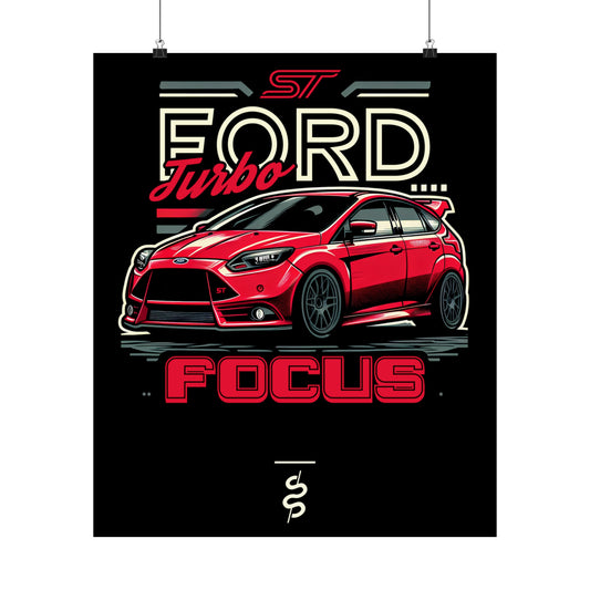 Ford Focus ST (11-14') Poster