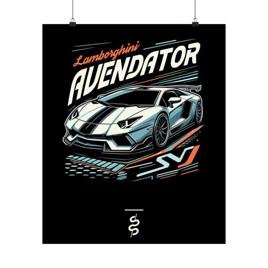 Lamborghini Aventador (11-23') Poster