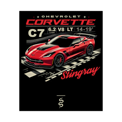 Chevrolet Corvette C7 (14-19') Poster