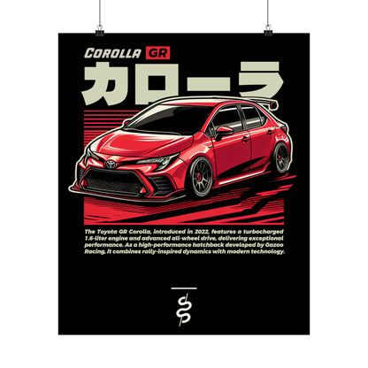 Toyota Corolla GR (22'+) Poster