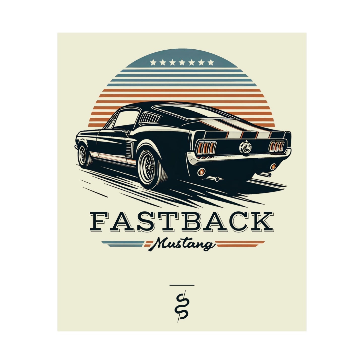 Ford Mustang Fastback (67-68') Poster