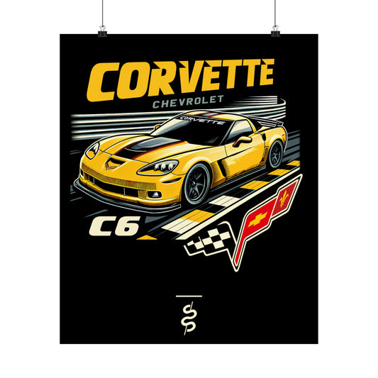 Chevrolet Corvette C6 (05-13') Poster