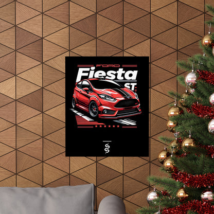 Ford Fiesta ST (13-19') Poster