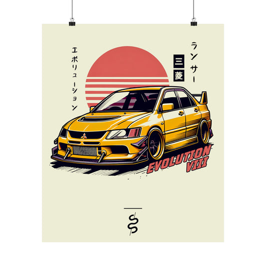 Mitsubishi Evolution VIII (03-04') Poster