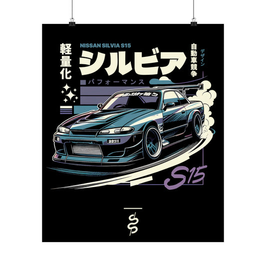 Nissan S15 240SX (99-02') Poster