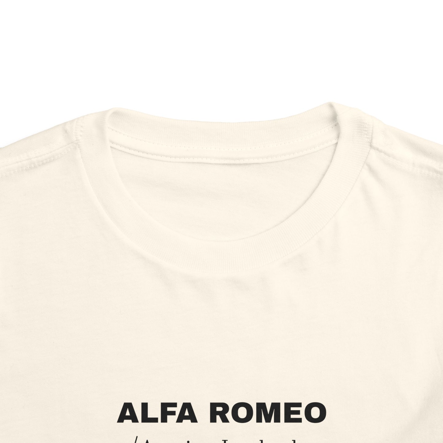 Alfa Romeo 4C (14-20') Toddler T-Shirt