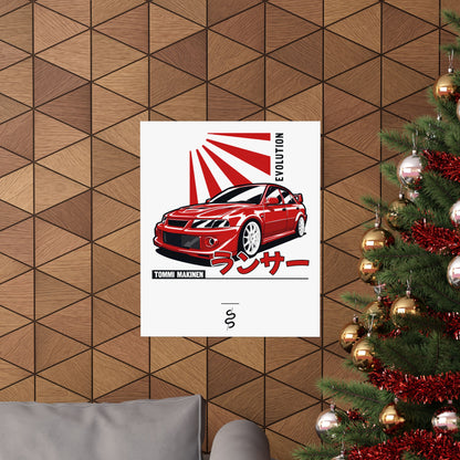 Mitsubishi Evolution V/VI (98-00') Poster