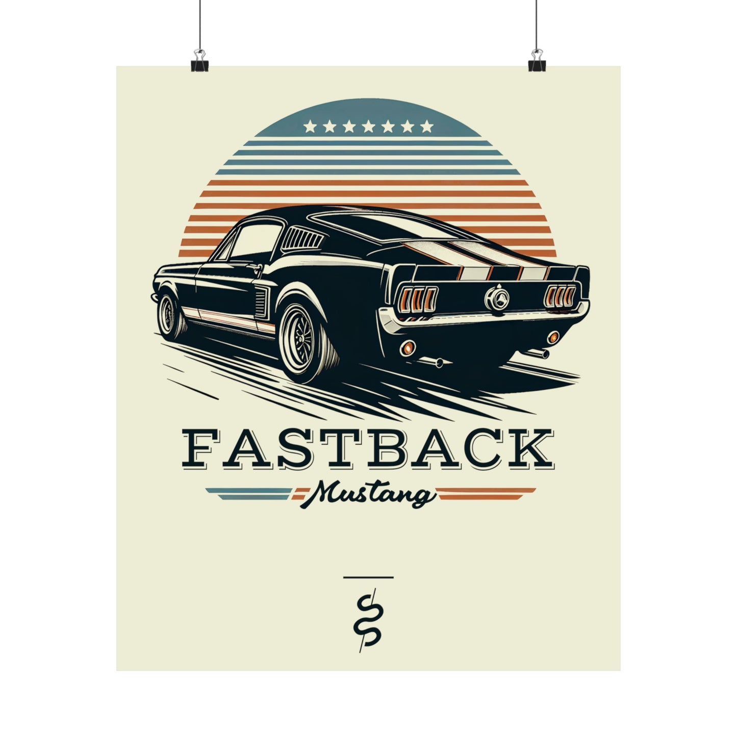 Ford Mustang Fastback (67-68') Poster