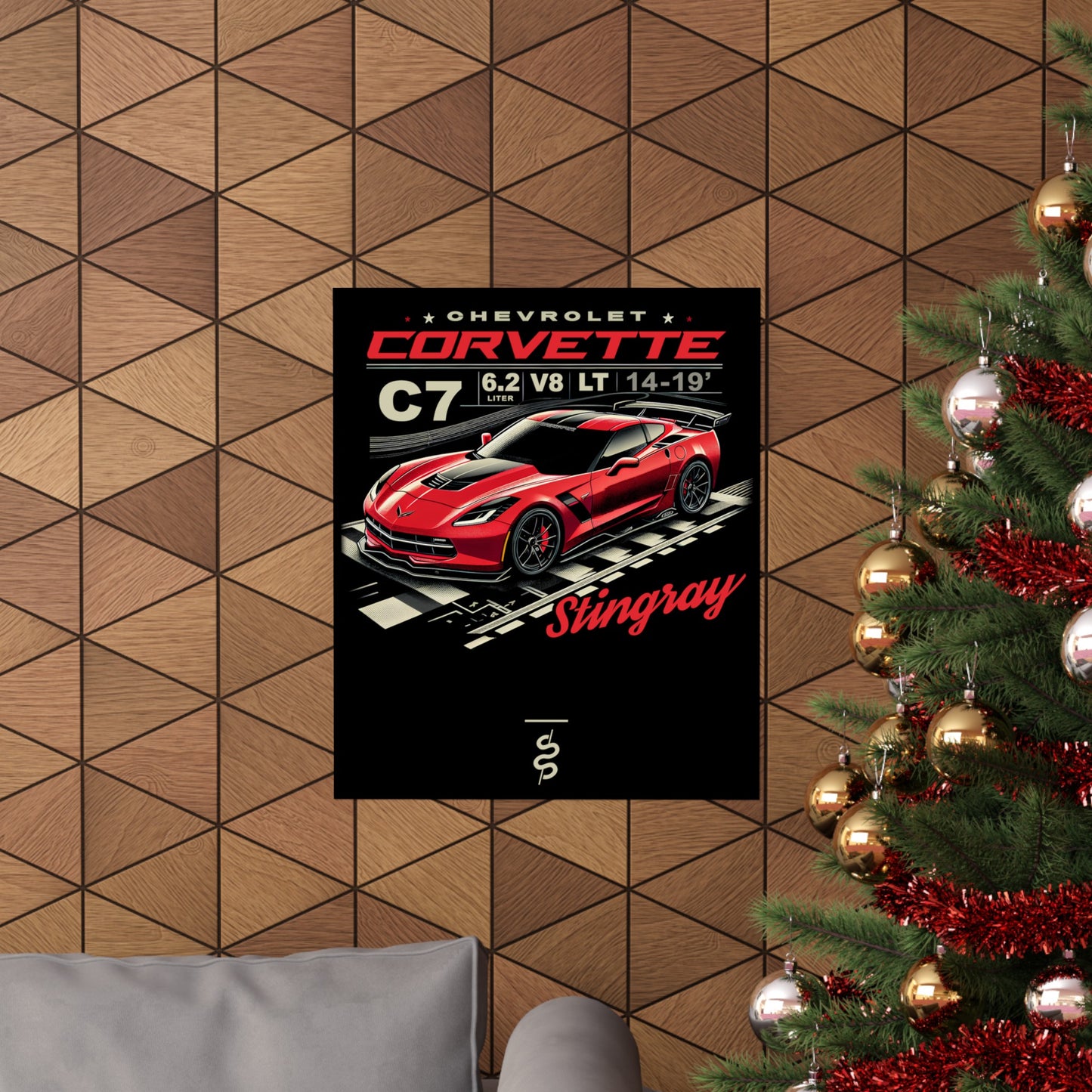 Chevrolet Corvette C7 (14-19') Poster