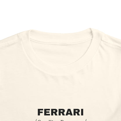 Ferrari F40 (87-92') Toddler T-Shirt