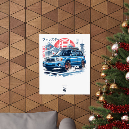 Subaru Forester STI (04-08') Poster