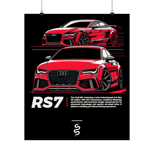 Audi RS7 (14-18') Poster