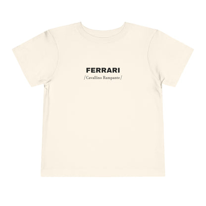 Ferrari F40 (87-92') Toddler T-Shirt