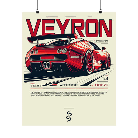 Bugatti Veyron (05-15') Poster