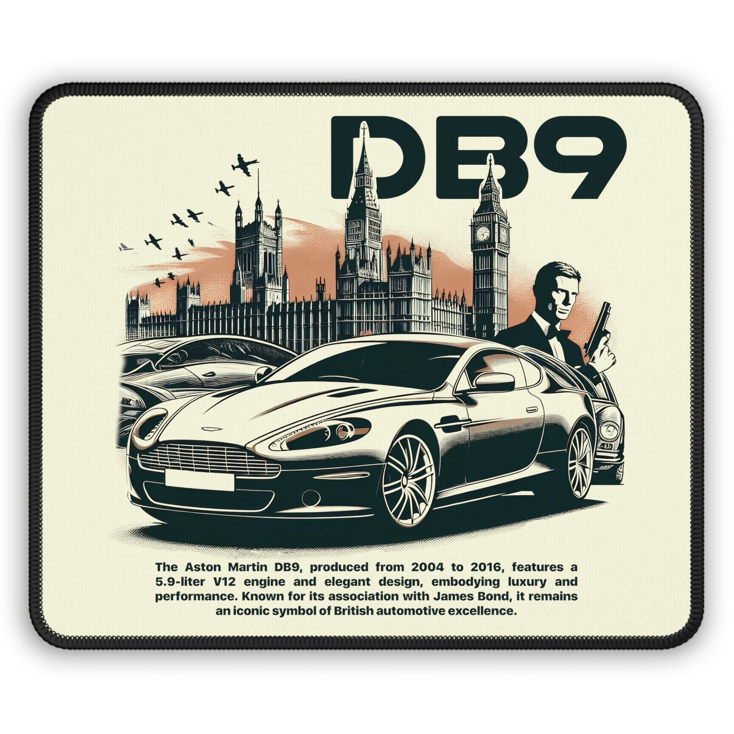 Aston Martin DB9 (04-16') Mouse Pad