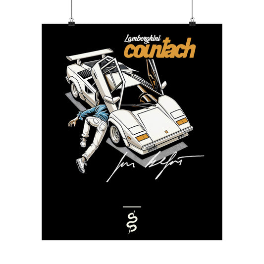 Lamborghini Countach (74-90') Poster