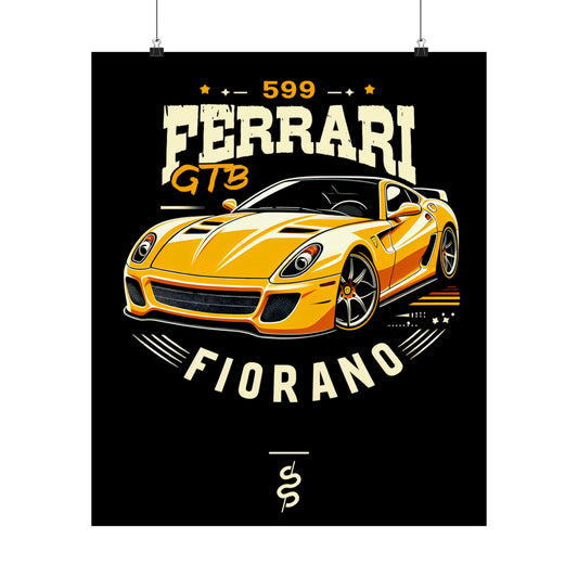 Ferrari 599 GTB Fiorano (06-12') Poster