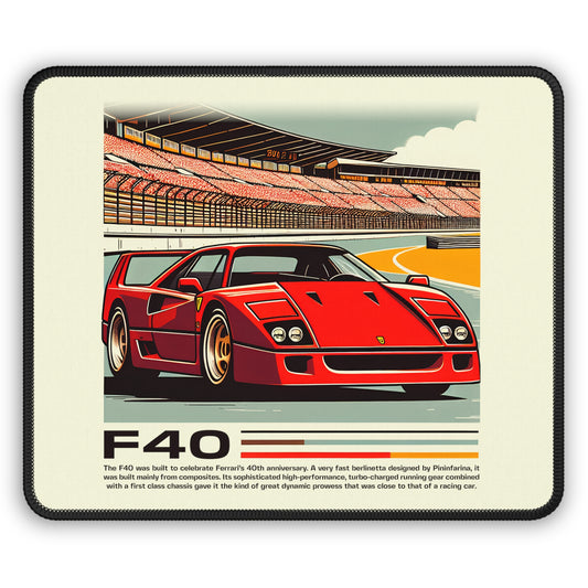 Ferrari F40 (87-92') Mouse Pad