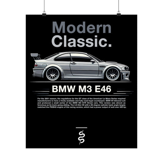 BMW M3 E46 (00-06') Poster