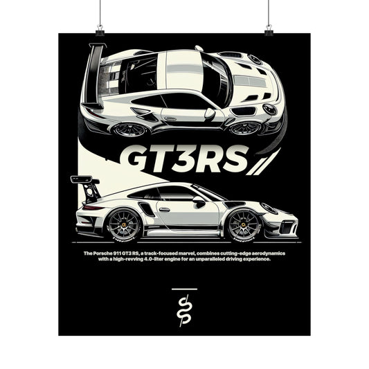 Porsche 911 GT3-RS (16-19') Poster