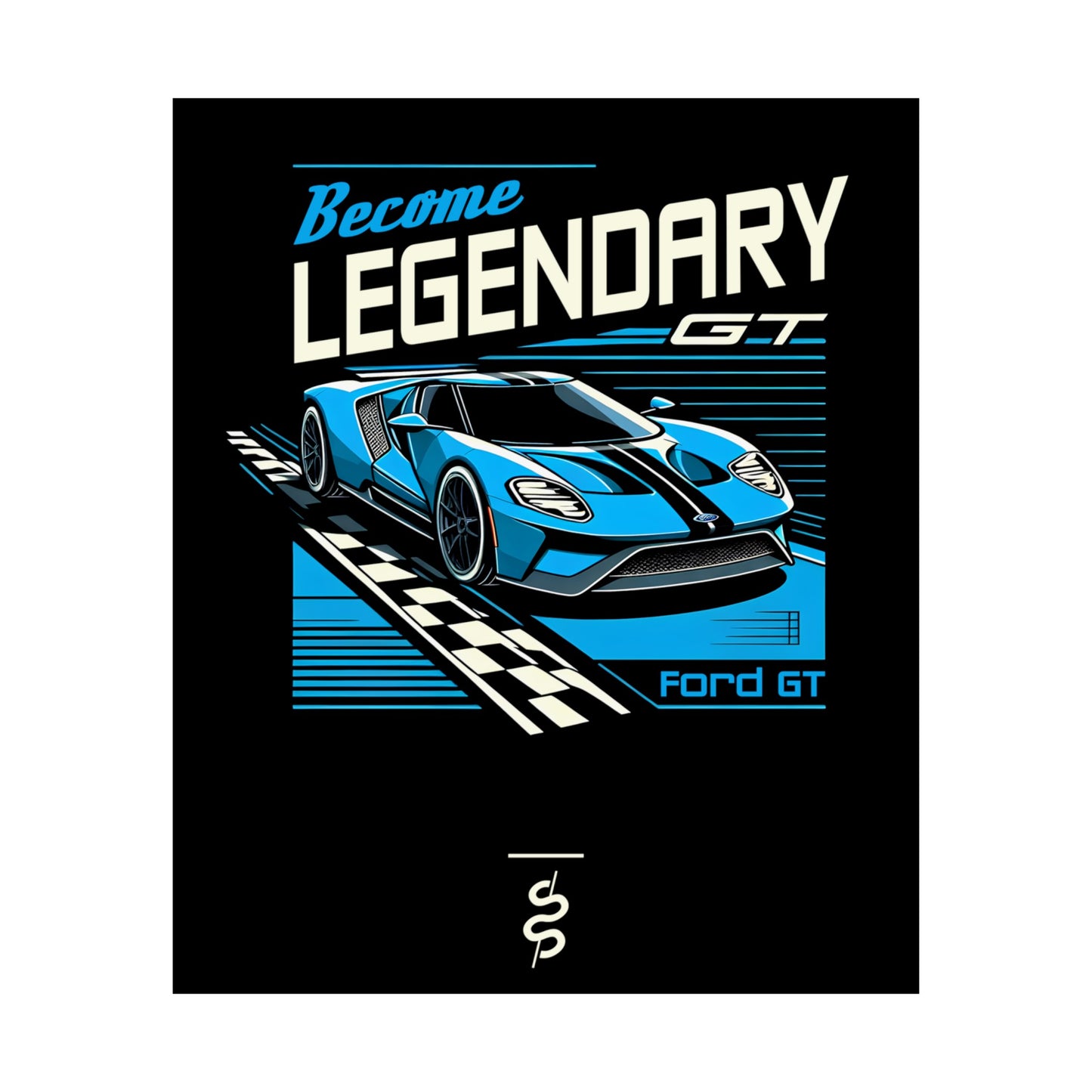 Ford GT (17-22') Poster