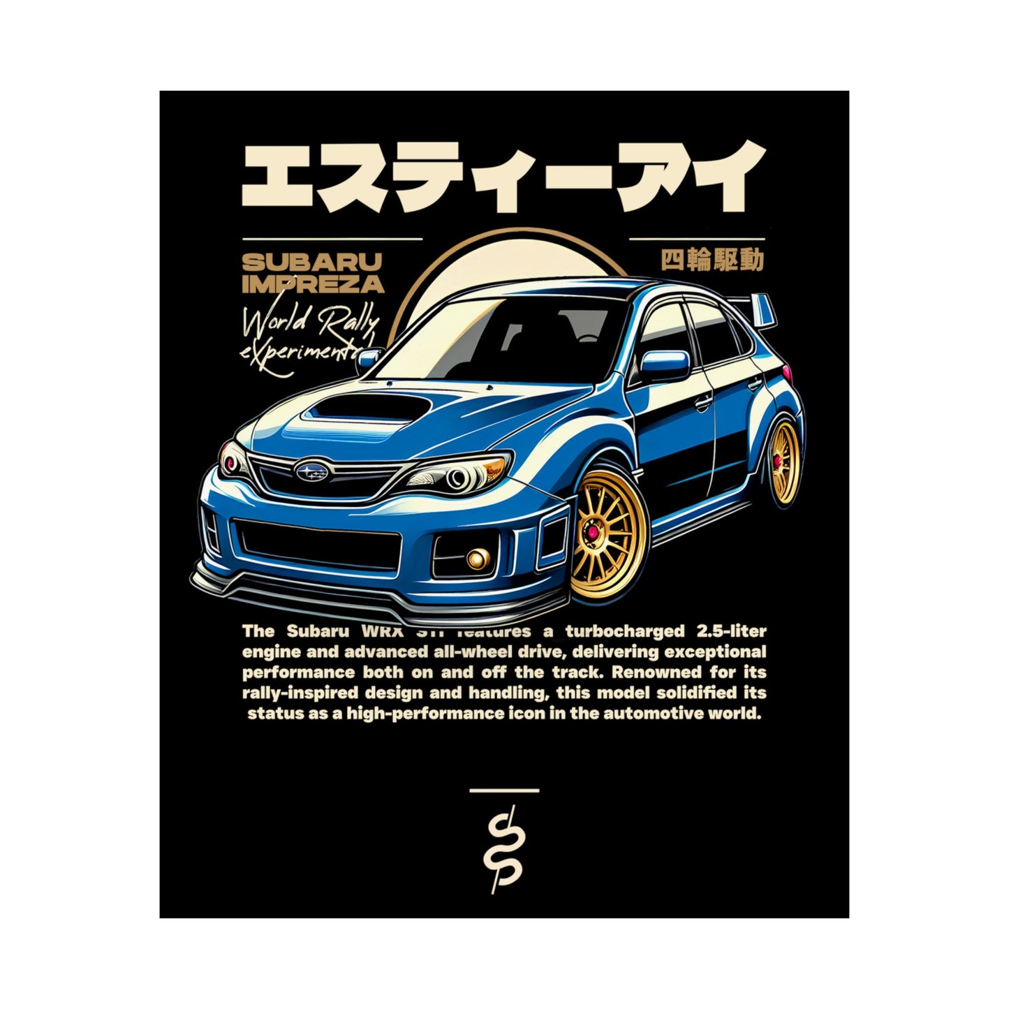 Subaru WRX STI (08-14') Poster