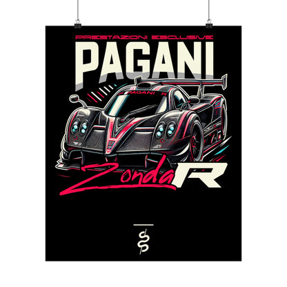 Pagani Zonda R (09-11') Poster