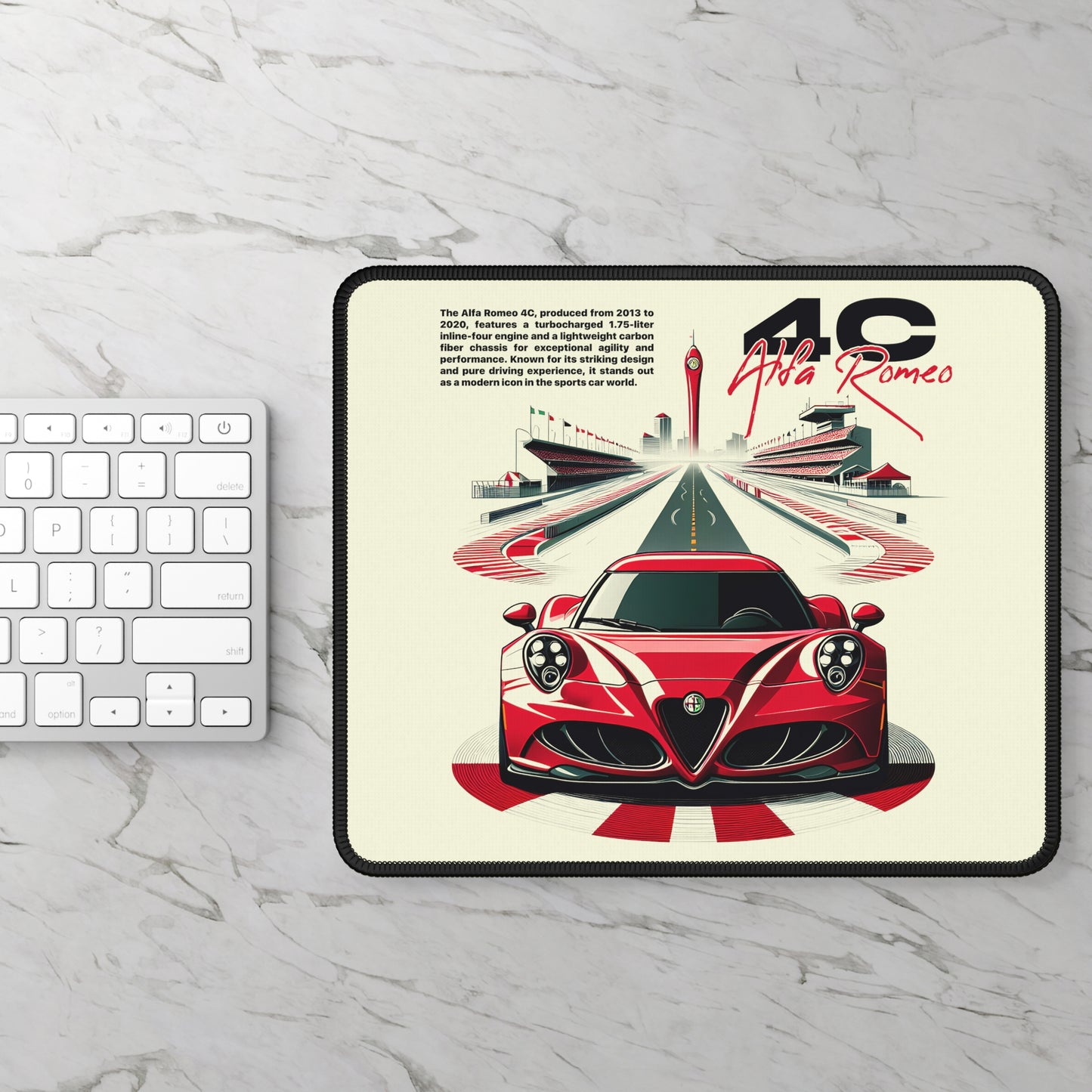 Alfa Romeo 4C (14-20') Mouse Pad