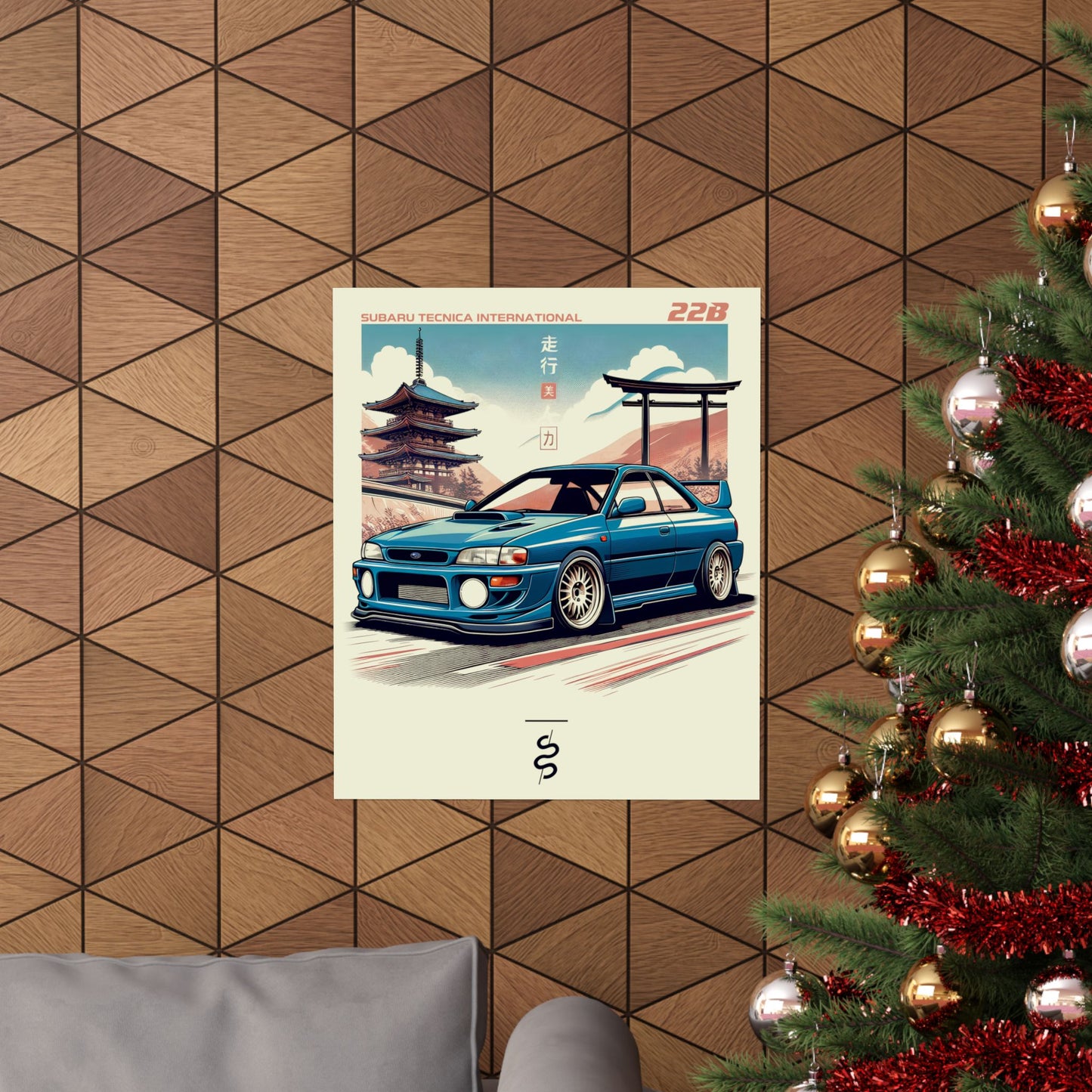 Subaru STI 22B (98') Poster