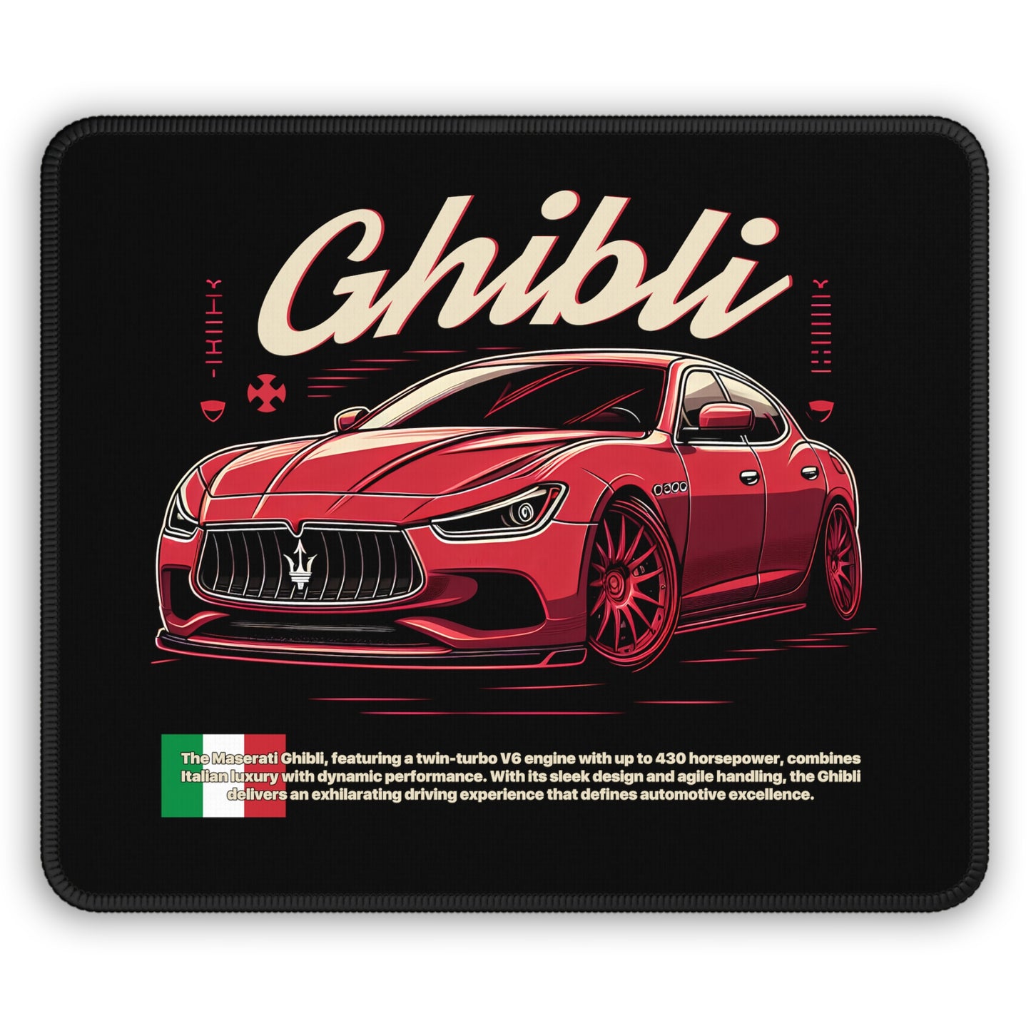 Maserati Ghibli (13-24') Mouse Pad