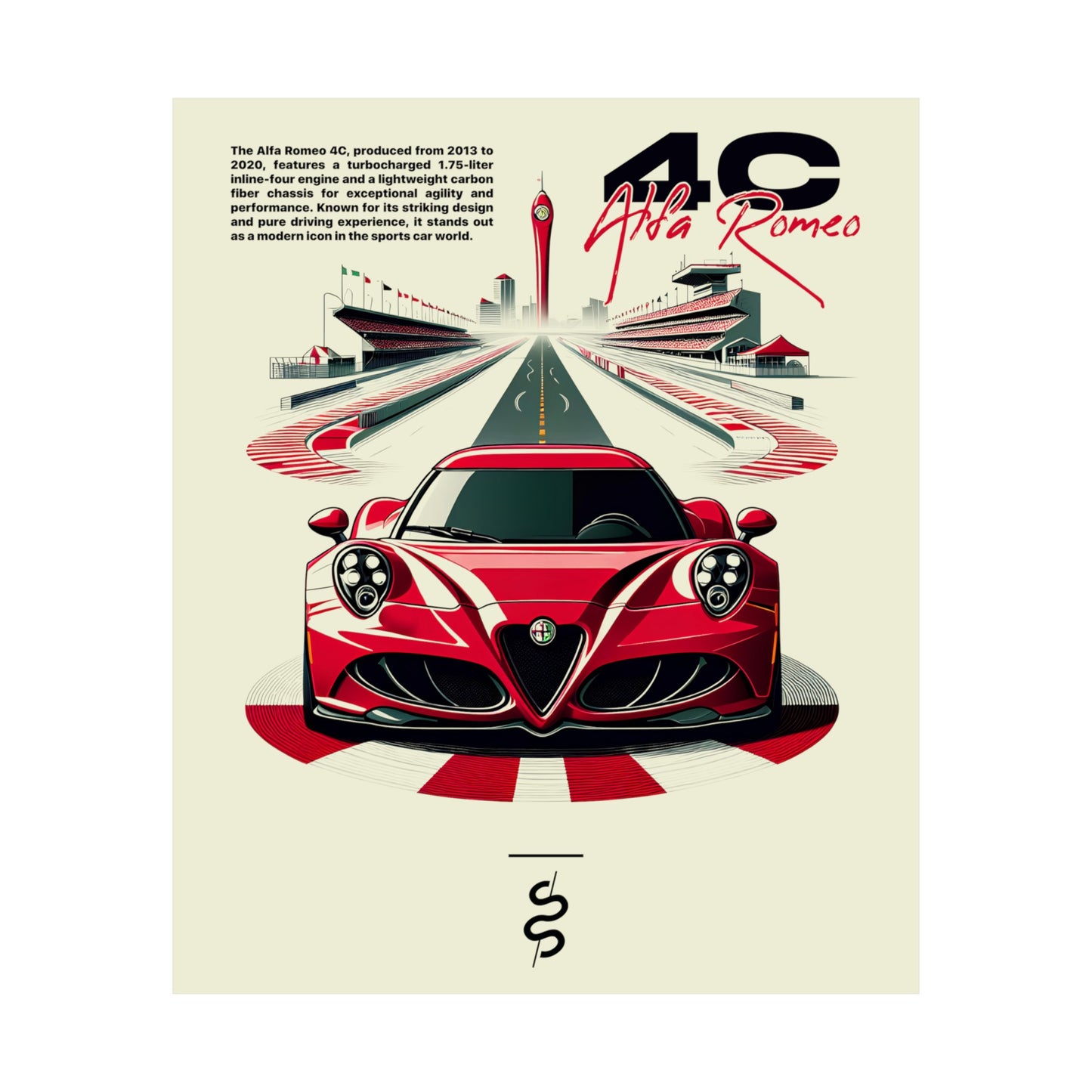 Alfa Romeo 4C (14-20') Poster