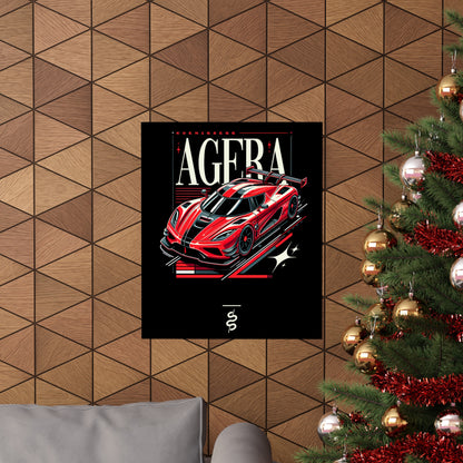 Koenigsegg Agera (10-18') Poster