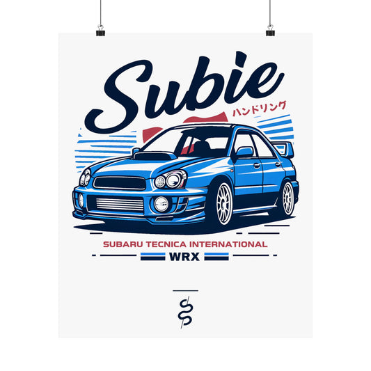 Subaru WRX STI Blobeye (04-05') Poster