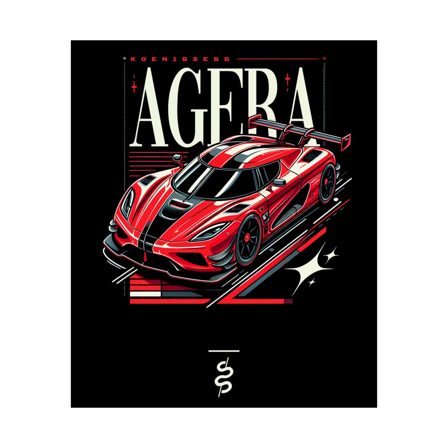 Koenigsegg Agera (10-18') Poster