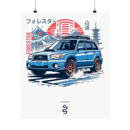 Subaru Forester STI (04-08') Poster