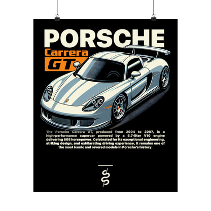 Porsche Carrera GT (04-06') Poster