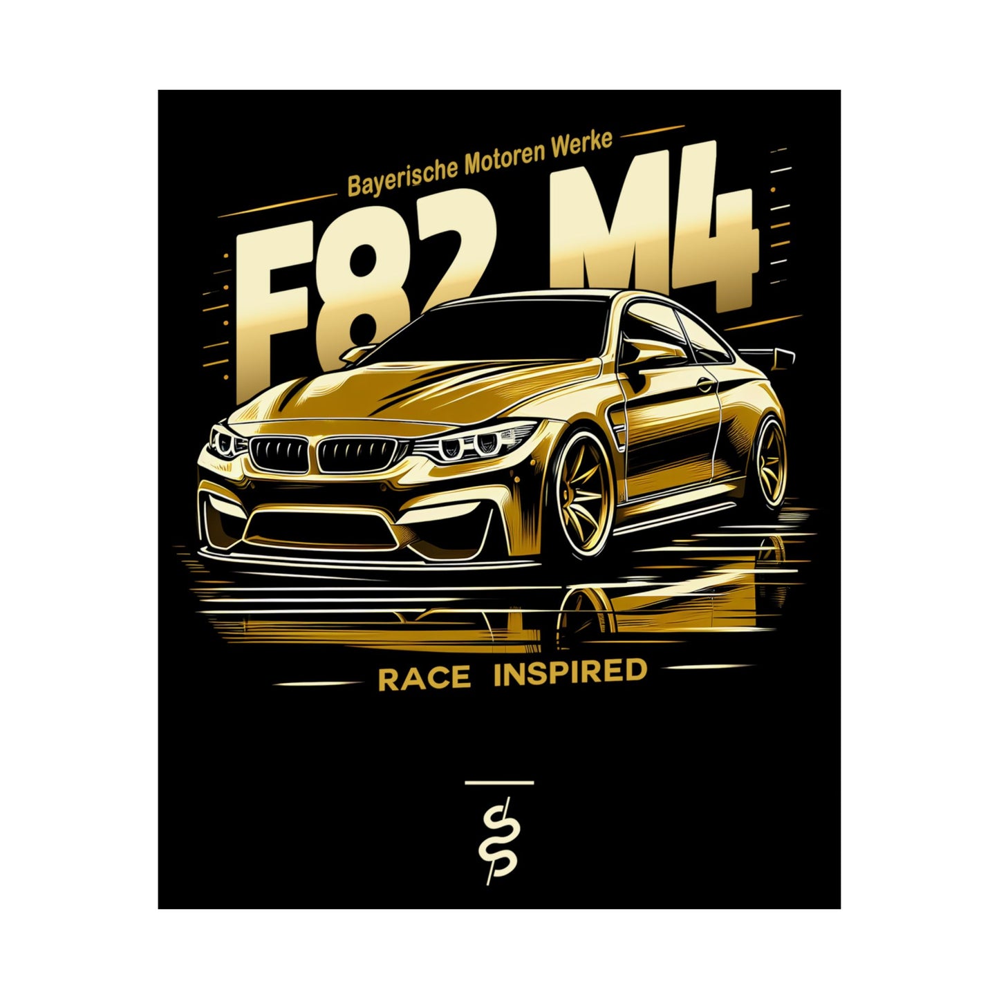 BMW M4 F82 (15-20') Poster