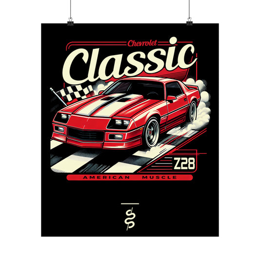 Chevrolet Camaro (82-92') Poster