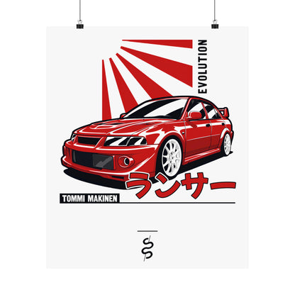 Mitsubishi Evolution V/VI (98-00') Poster