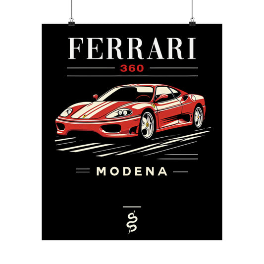 Ferrari 360 Modena (99-05') Poster