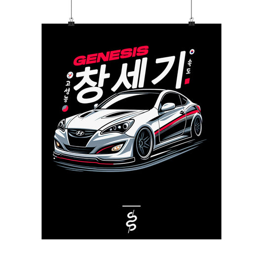 Hyundai Genesis Coupe (09-12') Poster