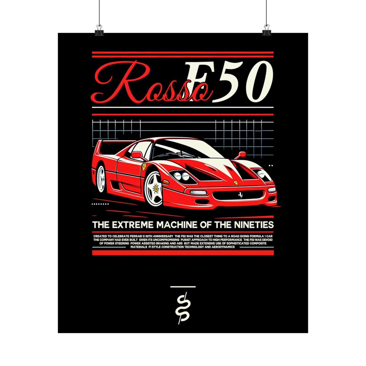 Ferrari F50 (95-97') Poster