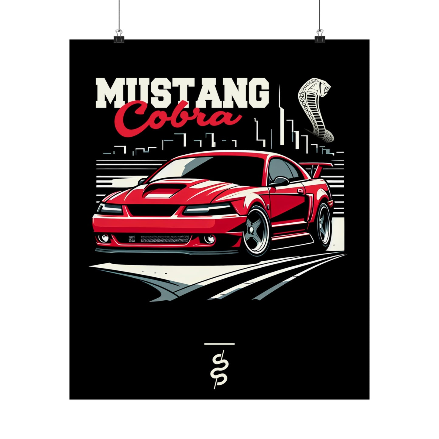 Ford Mustang SVT Cobra R (2000') Poster