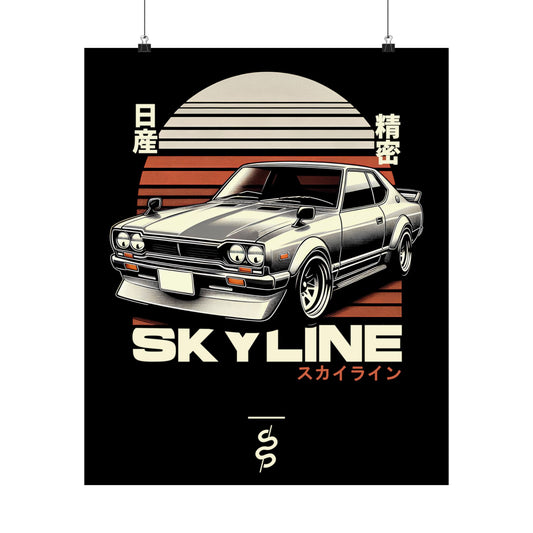 Nissan Skyline GT-R (69-72') Poster