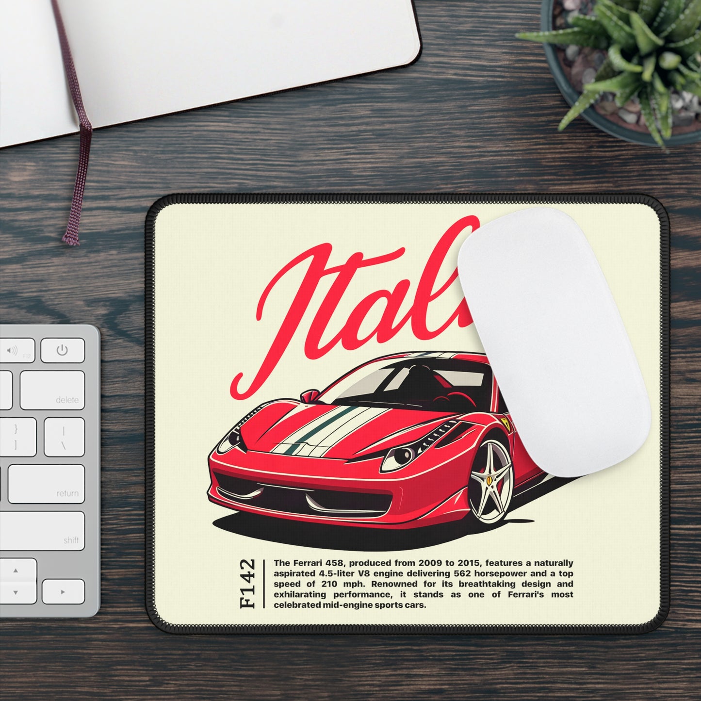 Ferrari 458 Italia (09-15') Mouse Pad