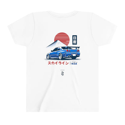 Nissan R34 GT-R (99-02') Kids T-Shirt