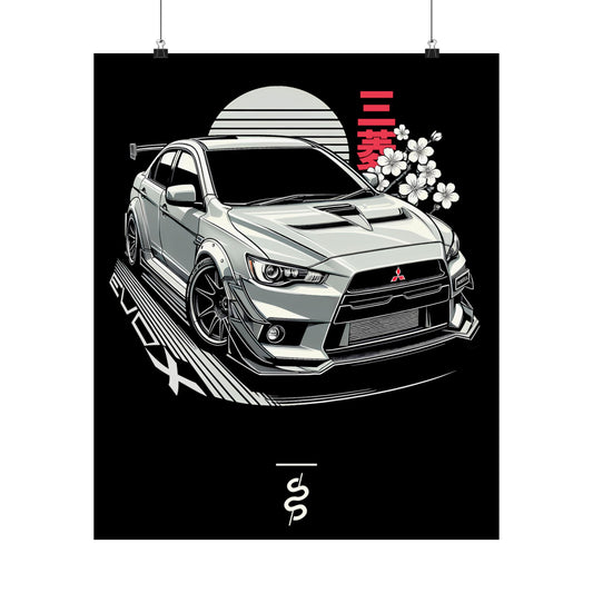 Mitsubishi Evolution X (08-15') Poster